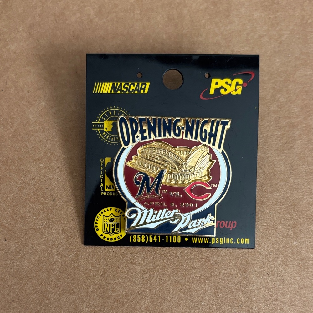 Milwaukee Brewers Opening Night Pin (NEW) MLB